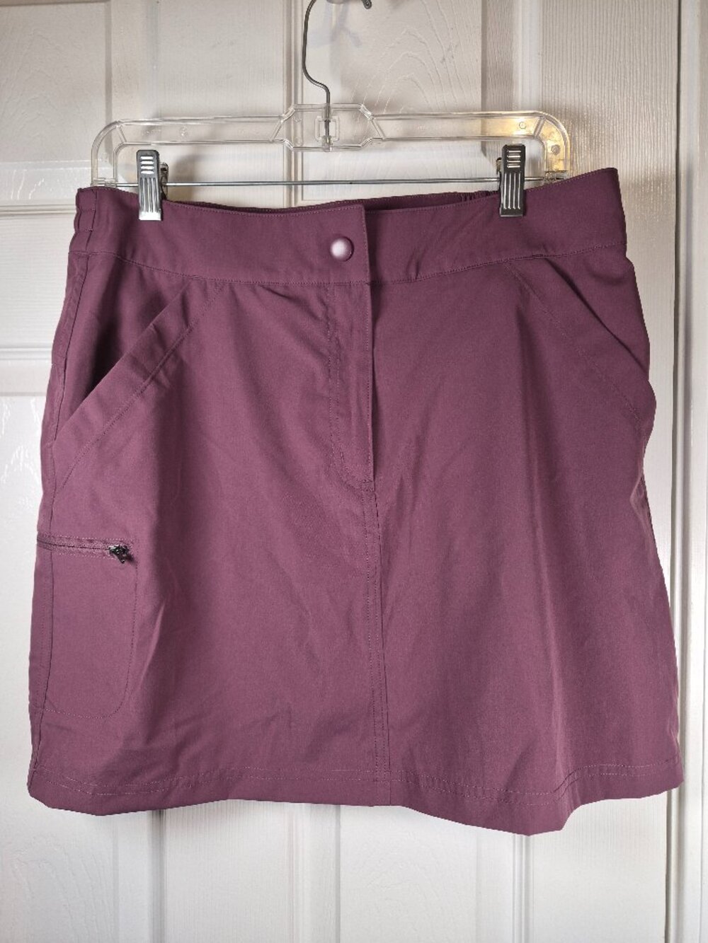 32 Degrees Cool Skort, Adult Large, Pockets, Violet, Women's, Snap Closure, Golf